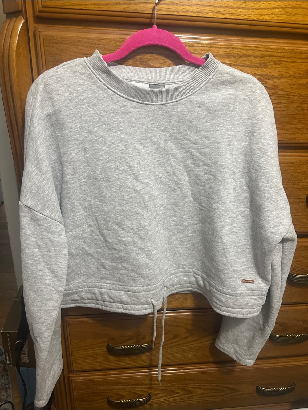 Sweaty Betty Tie Hem crop sweatshirt size XL